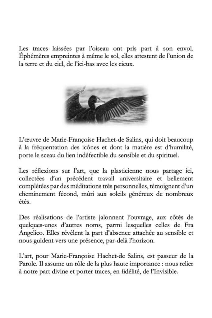Quatrième de couverture de Traces de l&rsquo;invisible